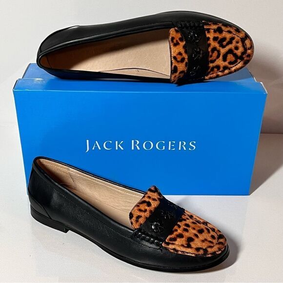 Jack Rogers Remy Haircalf Slip-On Loafers - Picture 4 of 8